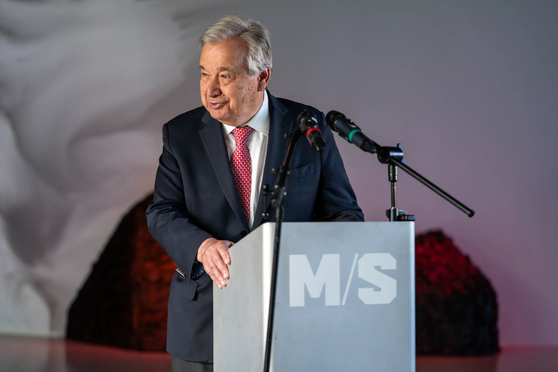 Podium address