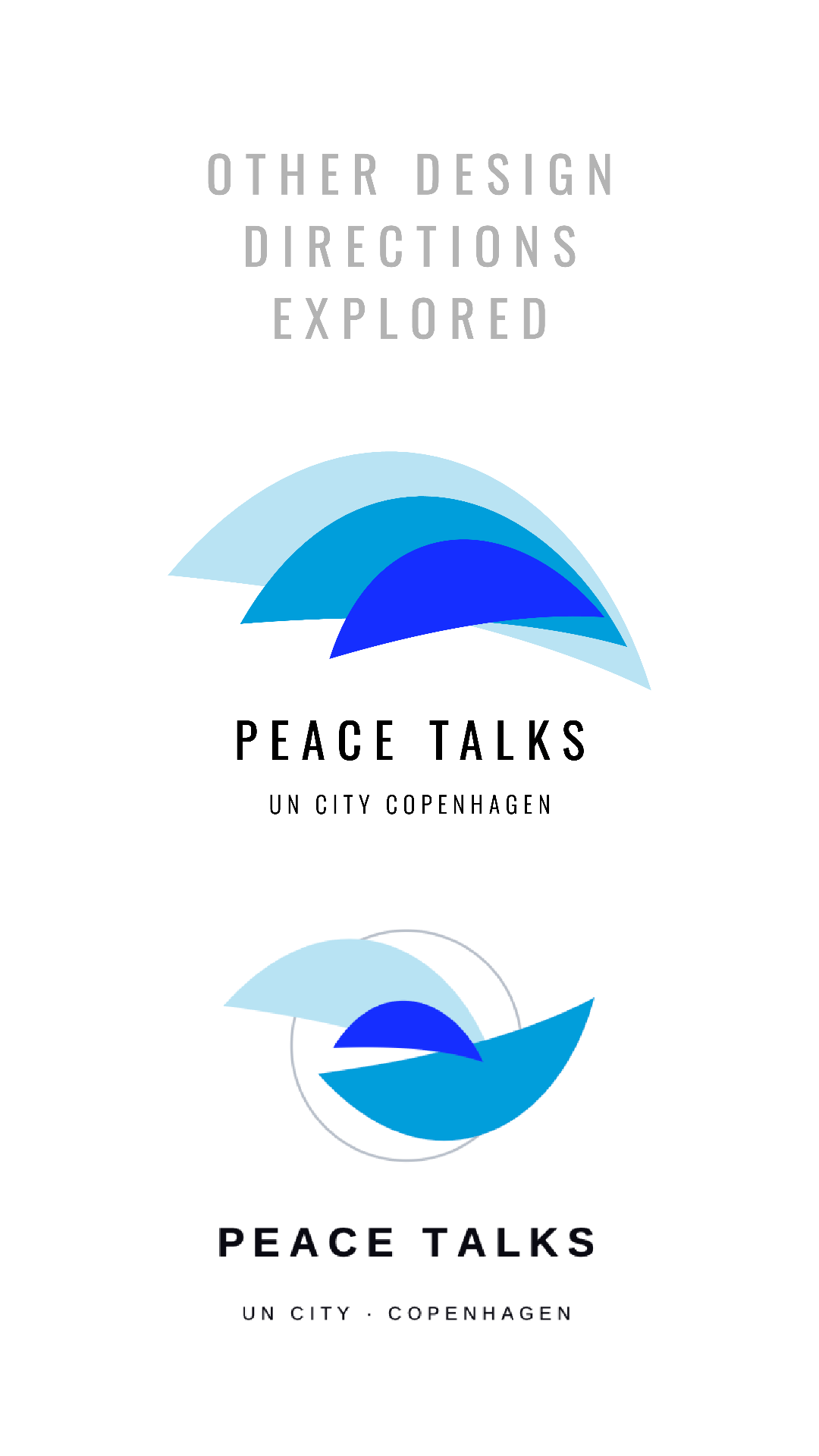 Peace Talks — Other design directions explored