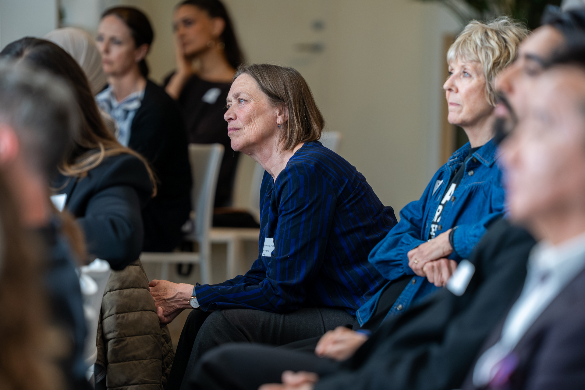 Peace Talks audience listening
