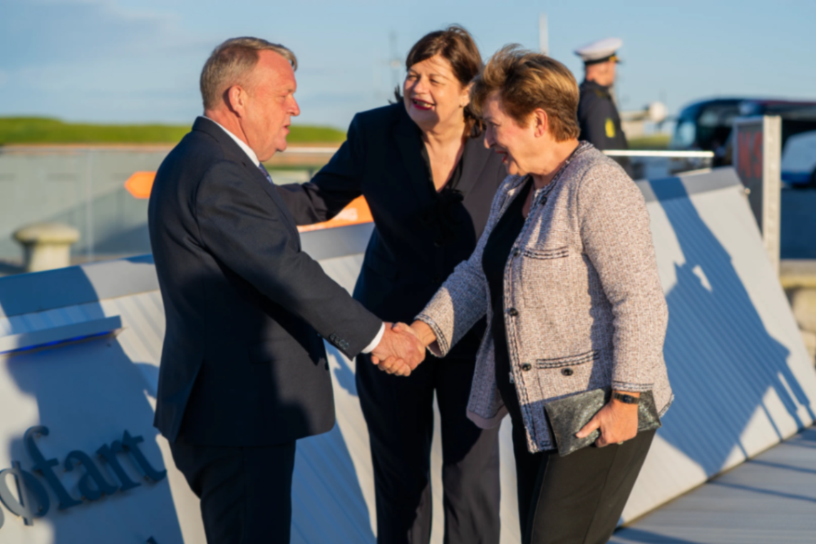 Formal welcome exchange